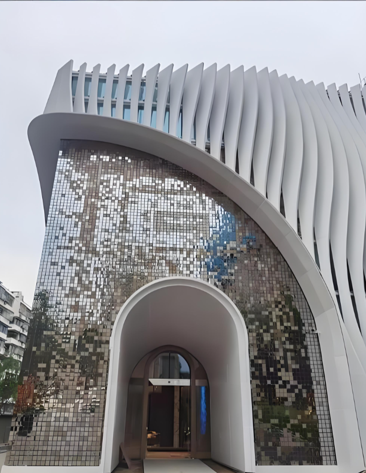 Marine-grade 316L Stainless Steel Shimmer Wall Panels